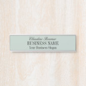 Standardnamensplatte für Künstler Türschild (Vorderseite )