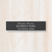 Standardnamensplatte für Künstler Türschild (Vorderseite )