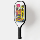 Standardpaddel, Farbe: Schwarz, Abdeckung: R Pickleball Schläger (Links)