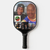 Standardpaddel, Farbe: weiß, Abdeckung: R Pickleball Schläger (Rückseite)