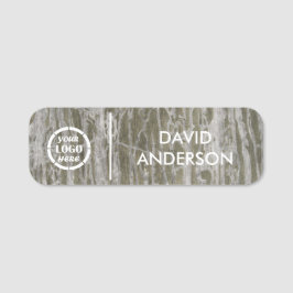 Standardpersonal für Ihr Firmenlogo Namensschild