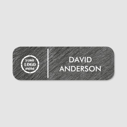 Standardpersonal für Ihr Firmenlogo Namensschild (Vorderseite)