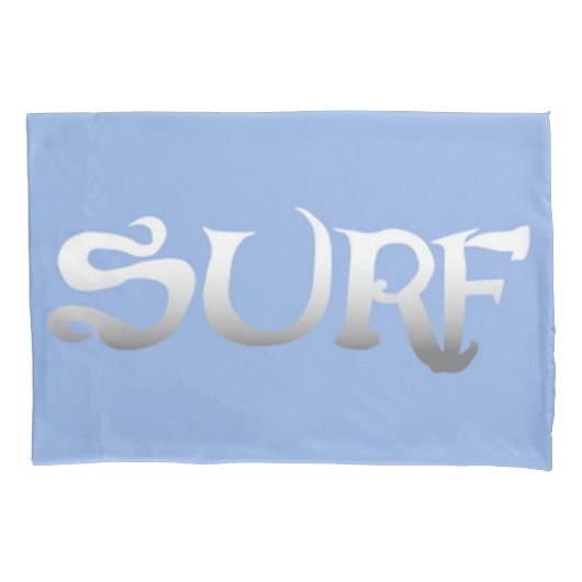 Standardpillowcase 2-seitig mit Surfblau Kissenbezug (Vorderseite)