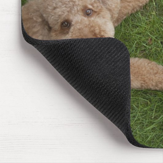Standardpoodle 2 mousepad (Ecke)