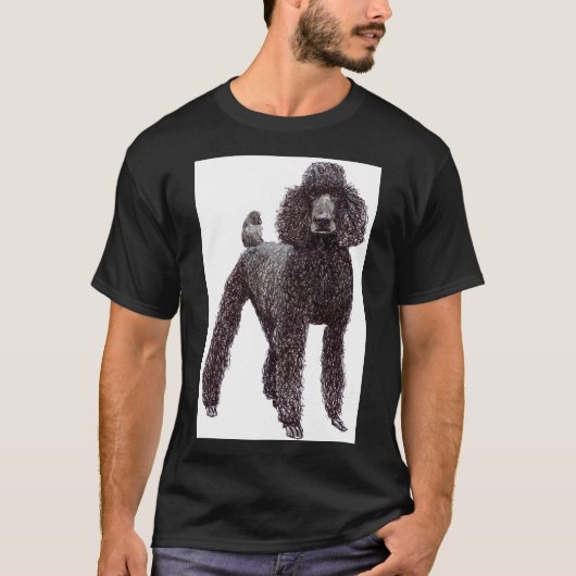Standardpoodle T-Shirt (Vorderseite)