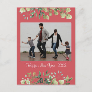 Standardpostkarte für Neujahr Postkarte