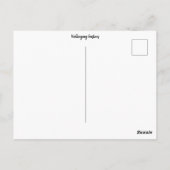 Standardpostkarte Postkarte (Rückseite)