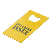 STANDARDPROBLEME GELDBEUTEL FLASCHENÖFFNER (Vorderseite Schrägansicht)