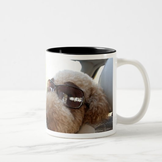 Standardpudel 3 zweifarbige tasse (Rechts)