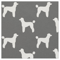 Standardpudel-HundeSilhouette-Muster