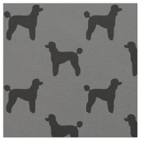 Standardpudel-HundeSilhouette-Muster