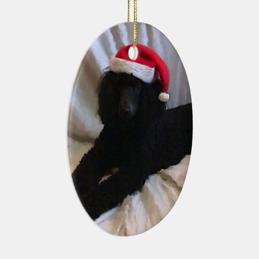 Standardpudel Keramik Ornament (Rechts)