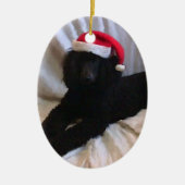 Standardpudel Keramik Ornament (Vorne)