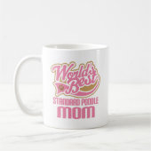 Standardpudel-Mama-Hundezucht-Geschenk Kaffeetasse (Links)