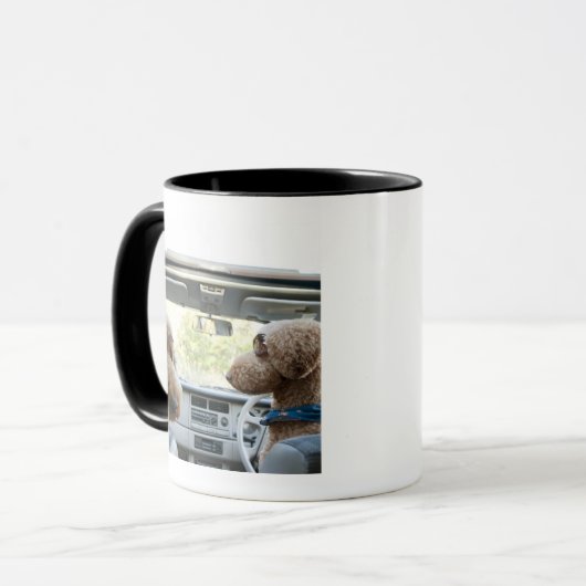 Standardpudel Tasse (Vorderseite Links)