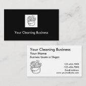 Standardreinigungskarten für individuell anpassbar visitenkarte (Vorne/Hinten)