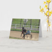 Standardreitpferd Karte (Gelbe Blume)