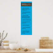 Standards für das Poster mathematischer Praktiken (Küche)