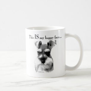 Standardschnauzer-glückliches Gesicht Kaffeetasse
