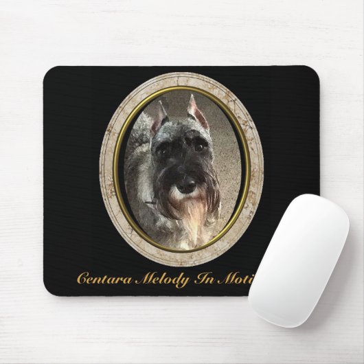 Standardschnauzer-Mausunterlage Mousepad (Mit Mouse)