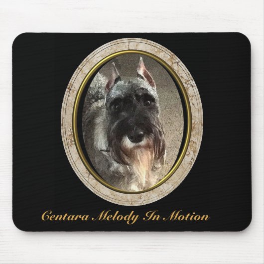 Standardschnauzer-Mausunterlage Mousepad (Vorne)