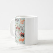 Standardsorten von Hühnern Kaffeetasse (Vorderseite Links)