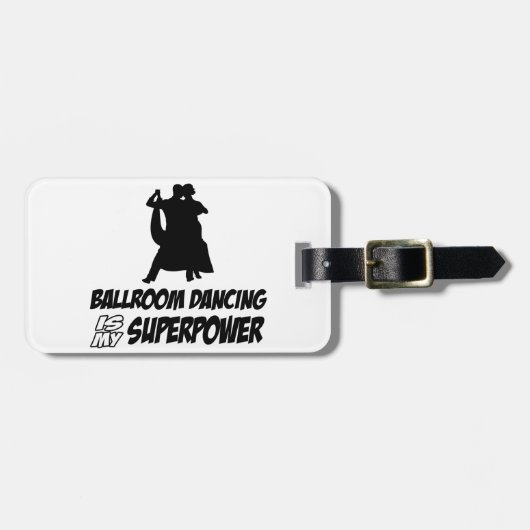 Standardtanz Gepäckanhänger (Vorderseite horizontal)