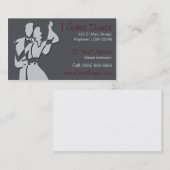 Standardtanz-Lehrer-Visitenkarte Visitenkarte (Vorne/Hinten)