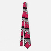 Standardtanz-Paar-Mitternachtstanz Krawatte (Rückseite)