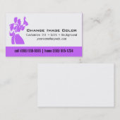 Standardtanz - persönliche Visitenkarte (Vorne/Hinten)