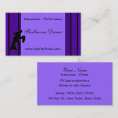 Standardtanz - Visitenkarte (Vorne/Hinten)