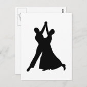 Standardtanzen Postkarte (Vorne/Hinten)
