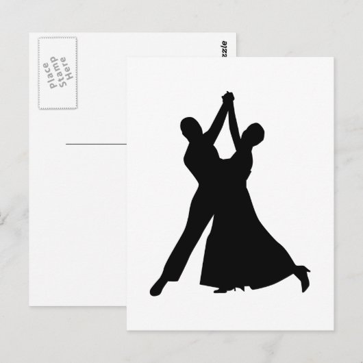 Standardtanzen Postkarte (Vorne/Hinten)