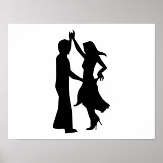 Standardtanzpaar Poster