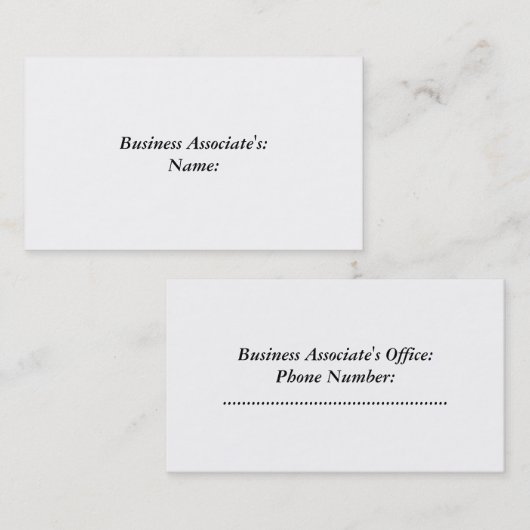 Standardunterzeichnungs-UVmattVisitenkarte Visitenkarte (Vorne/Hinten)