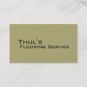 StandardVisitenkarte Visitenkarte (Rückseite)