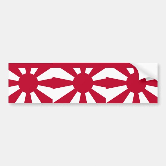 StandardvizeAdmirals-kaiserliche japanische Autoaufkleber (Vorne)