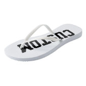 Standardvorlage für Personalisierte Flip Flops Badesandalen (Schrägansicht)
