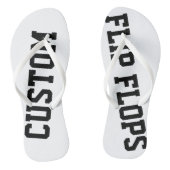Standardvorlage für Personalisierte Flip Flops Badesandalen (Fußbett)