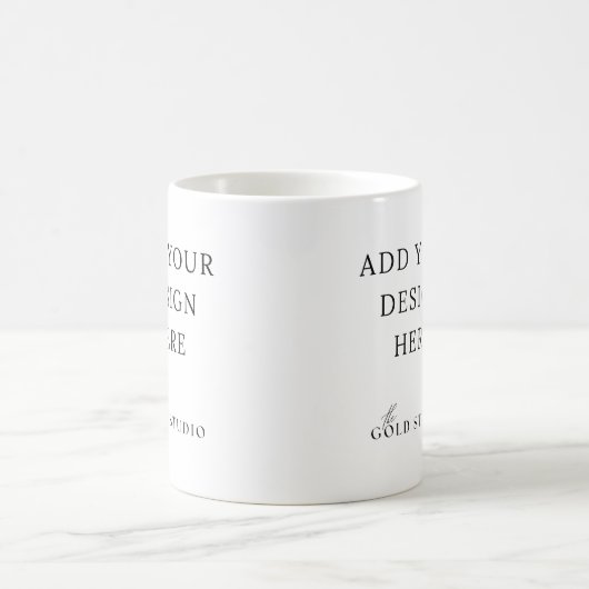 Standardvorlagenvorlage für Tasse Hochladen eines  (Mittel)
