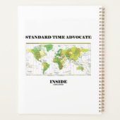 Standardzeit-Advocate innerhalb der Zeitzone Planer (Rückseite)