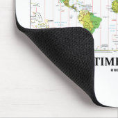 Standardzeit ist die Standardzeit (Zeitzonenplan) Mousepad (Ecke)