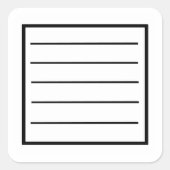 Standart Black Notebook Sticker (Vorderseite)