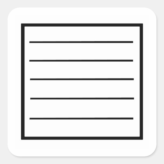 Standart Black Notebook Sticker (Vorderseite)