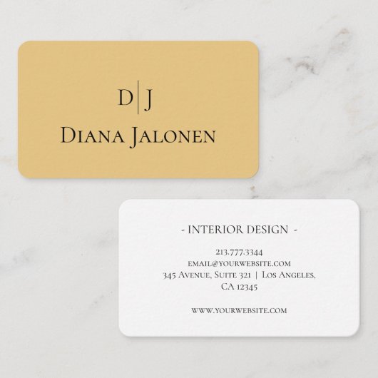 Standart Marzipan Visitenkarte (Vorne/Hinten)