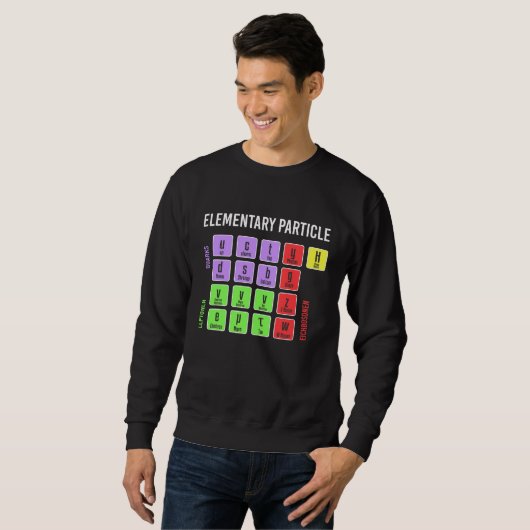 Standart Model of Elementarteilchen Physik Sweatshirt (Vorne ganz)