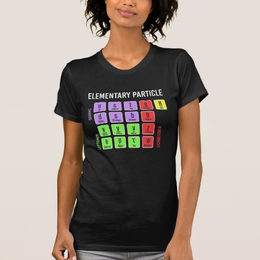 Standart Model of Elementarteilchen Physik T-Shirt (Vorderseite)