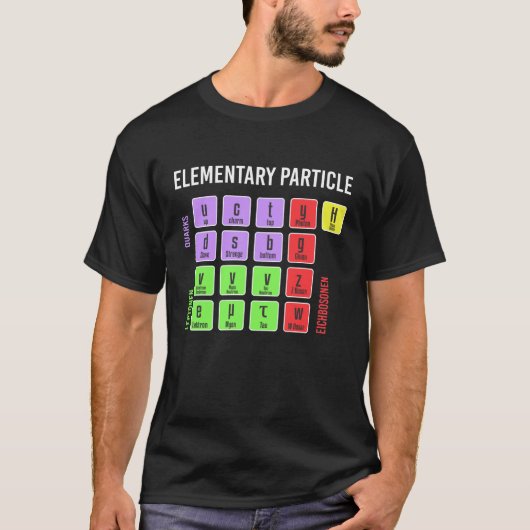 Standart Model of Elementarteilchen Physik T-Shirt (Vorderseite)