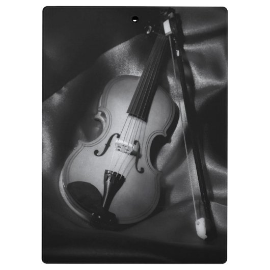 Standbild einer Geige Klemmbrett (Rückseite)