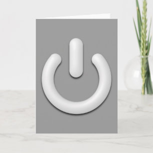 Standby-Symbol Karte